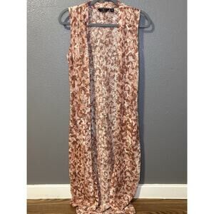 G by Giuliana Snake Print Long Vest size XXS (sku 49)